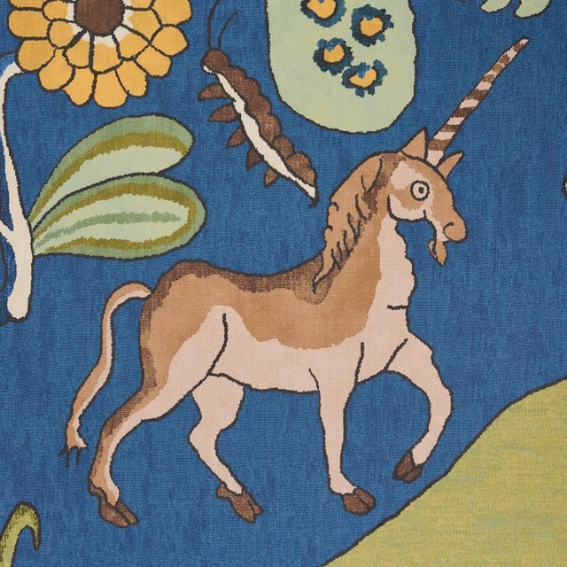 Not Yet Made - Made To Order Schumacher Nature Panel Set in Slate - 2 Panels For Sale - Image 5 of 5