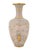 A Japanese enamel vase. The vase has an urn shape with a lon narrow neck with a fluted mouth. The exterior of the vase is...