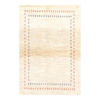 Pasargad DC Ivory Persian Gabbeh Rug For Sale