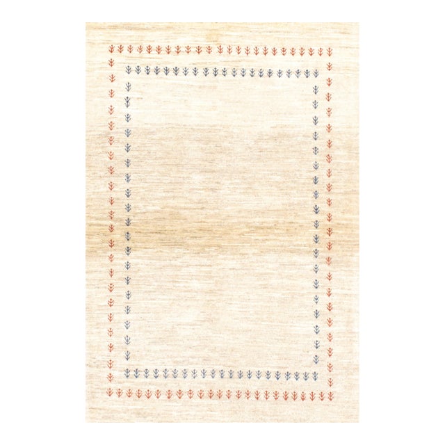 Pasargad DC Ivory Persian Gabbeh Rug For Sale