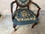 Early 20th Century Early 20th Century Antique Victorian Style Balloon Back Carved Mahogany Needlepoint Open Armchair For Sale - Image 5 of 10