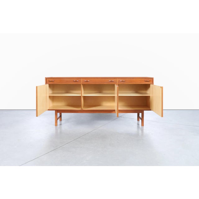 Scandinavian Modern Teak Credenza by Tage Olofsson for Ulferts Mobler, 1960s For Sale - Image 11 of 12