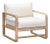 Palata Cream Performance Fabric Outdoor Chair For Sale - Image 10 of 10