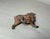 Brown Antique Miniature Cold Painted Solid Lead Bulldog Dog Figure Statue Figurine For Sale - Image 8 of 9