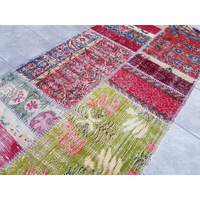 Bohemian Mid 20th Century Wool Runner For Sale - Image 10 of 10