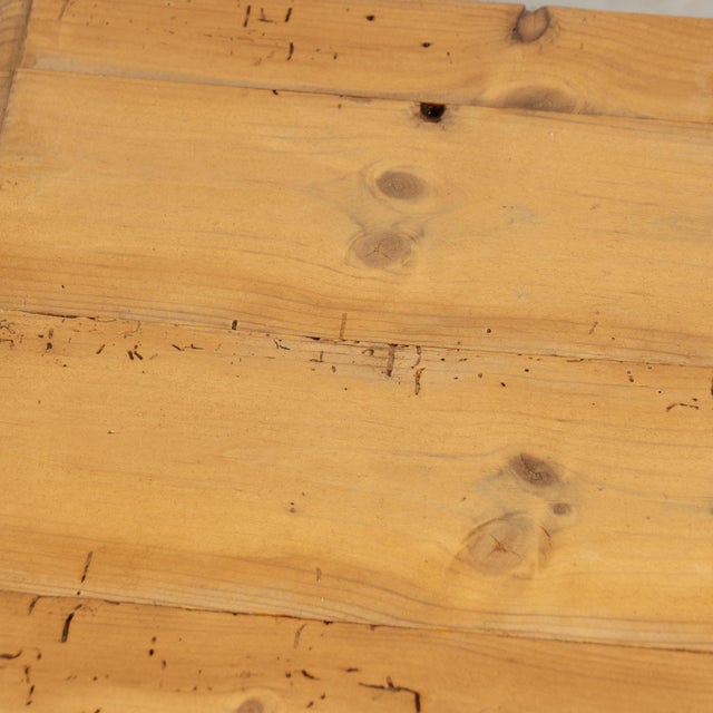 Brown 19th Century Danish Pine Chest of Four Curved Drawers For Sale - Image 8 of 16