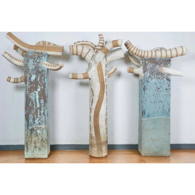 Set of 3 outstanding large pieces of outdoor art. Bought them in Malibu,Ca in an amazing home with gorgeous views. Great...