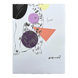 After Andy Warhol, Cat Sam Colored Ii, 1980s, Lithograph