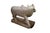 Hindu Hand Carved Marble Nandi Brahman Bull Statue For Sale - Image 4 of 14