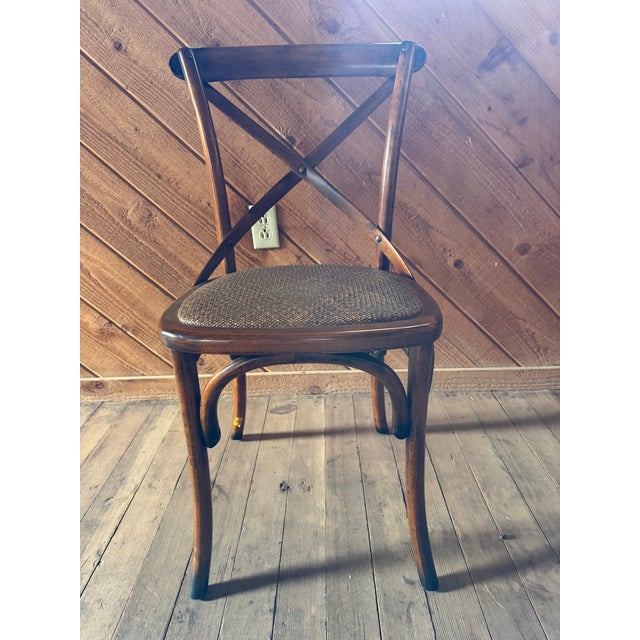 Vintage Bendwood Crossback Dining Chairs -Set of 5 For Sale In Los Angeles - Image 6 of 6