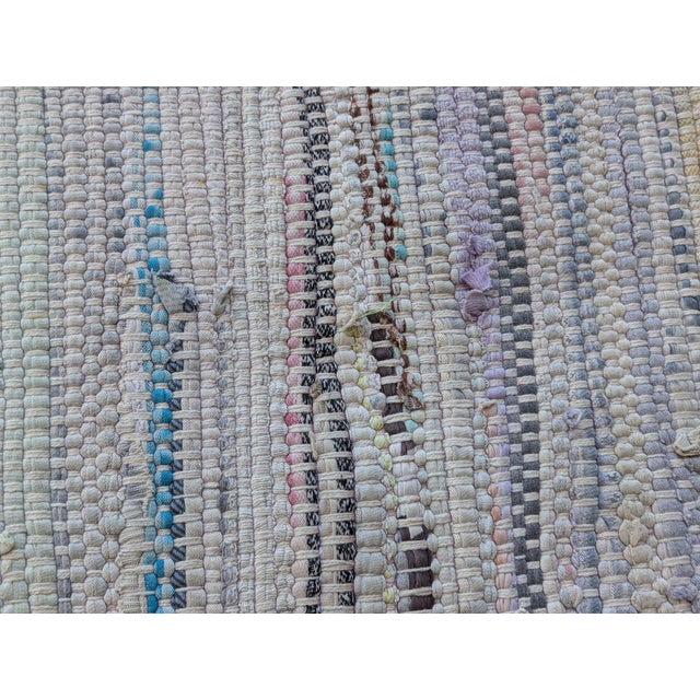 Large Antique American Woven Textile Wall Hanging 5x7 For Sale - Image 16 of 18