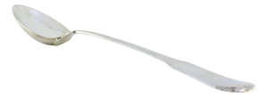 Silver Rice and Serving Spoon with Handle