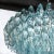 Modernist Hand-Blown Aquamarine Murano Glass Polyhedral Chandelier For Sale - Image 11 of 12