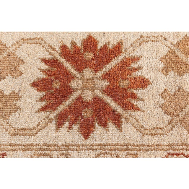 Indian Early 20th Century Indian Amritsar Brown Handmade Wool Carpet For Sale - Image 3 of 9