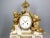 "Regal Elegance: Antique French Louis XVI Bronze and Marble Mantel Clock - Napoleon III Era Masterpiece" Step back in time...