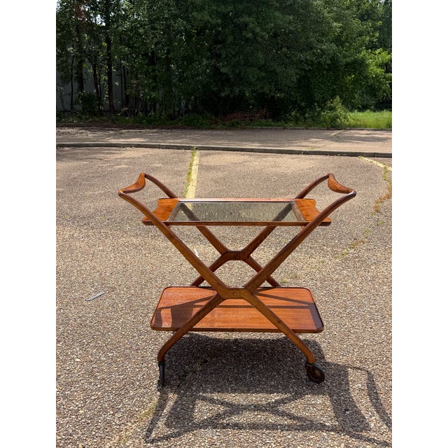 1950s Model 67 Folding Bar Cart by Ico Parisi for Angelo De Baggis For Sale - Image 10 of 10