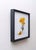 Blooming Days II by Karina Rodríguez | Oil on panel Still life of yellow flowers in a glass vase For Sale - Image 4 of 5