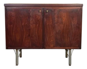 Mid-Century Modern Rosewood Two-Door Cabinet