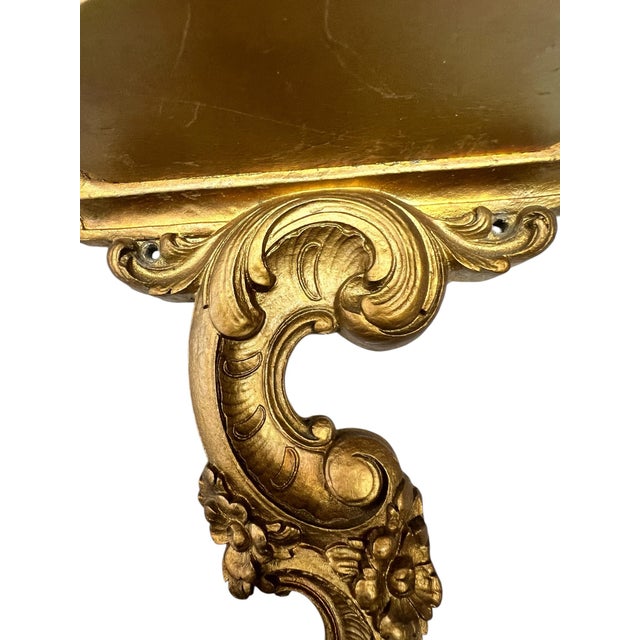 Mid 20th Century Mid Century Syroco Wood Wall Brackets - A Pair For Sale - Image 5 of 7