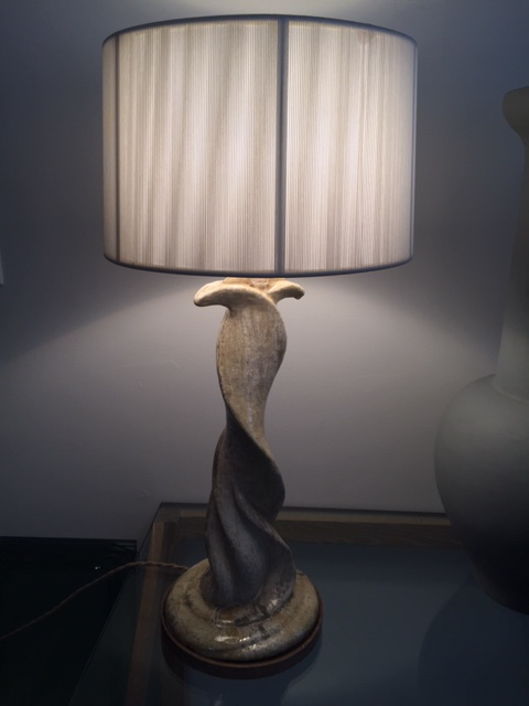 studio pottery lamp base