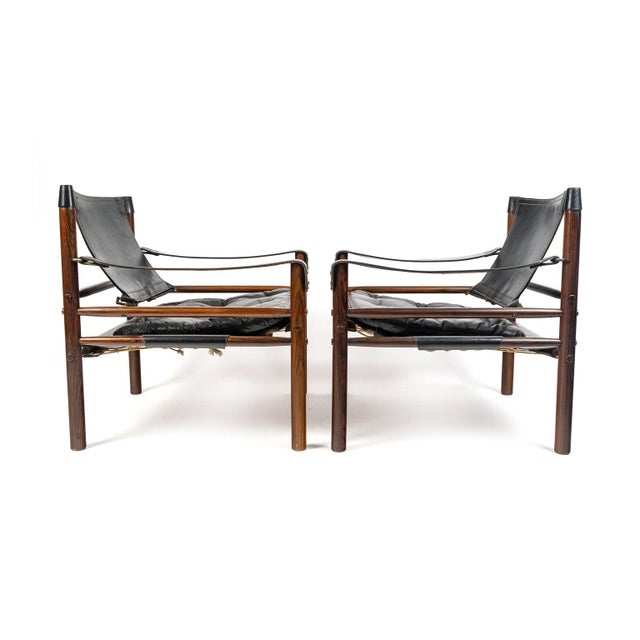 Arne Norell Sirocco Lounge Chairs attributed to Arne Norell, 1960, Set of 2 For Sale - Image 4 of 10