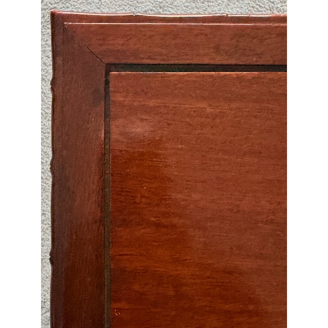 Petite Chinese Chippendale Hardwood Faux Bamboo Drinks Table For Sale - Image 10 of 15