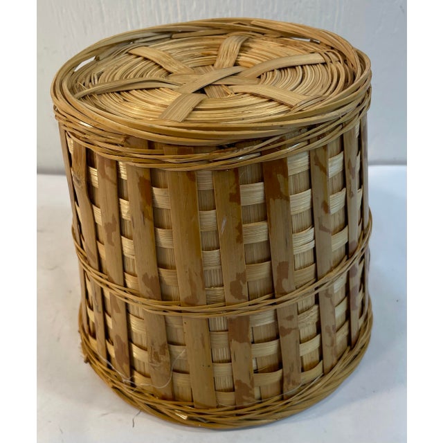 Mid 20th Century Vintage Planter Basket For Sale - Image 5 of 6