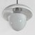 ASEA Vintage Scandinavian Pendant Lamp in Glass and Chrome, Sweden, 1920s For Sale - Image 4 of 14