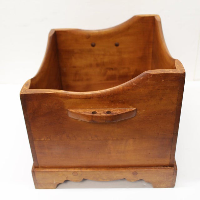 Antique Solid Oak File Box For Sale In Fayetteville, AR - Image 6 of 7