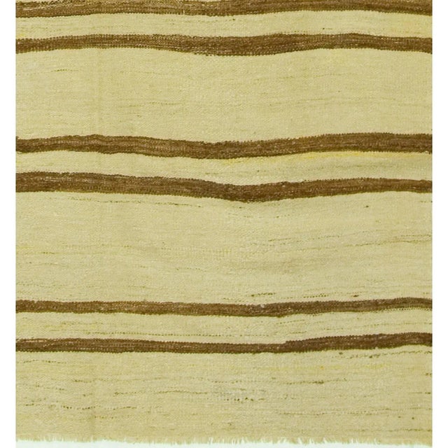 Traditional Vintage Turkish Kilim Area Rug 5'1 X 10'2 For Sale - Image 3 of 5