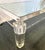 1970's Charles Hollis Jones Style Lucite and Glass Coffee Table on Casters For Sale - Image 10 of 12