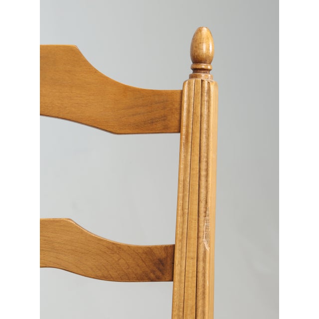 Set of 3 French Country Dining Chairs Hand-Made by the Lacroix Family Since 1856 For Sale In Chicago - Image 6 of 11