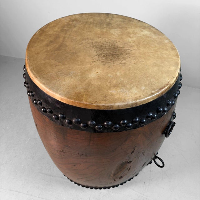 Decorative Japanese Nagadō Taiko Matsuri Drum, 1950s For Sale - Image 9 of 18
