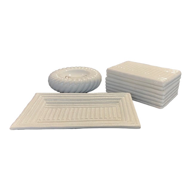 1980s Tommaso Barbini Group of 3 Smoking Set For Sale