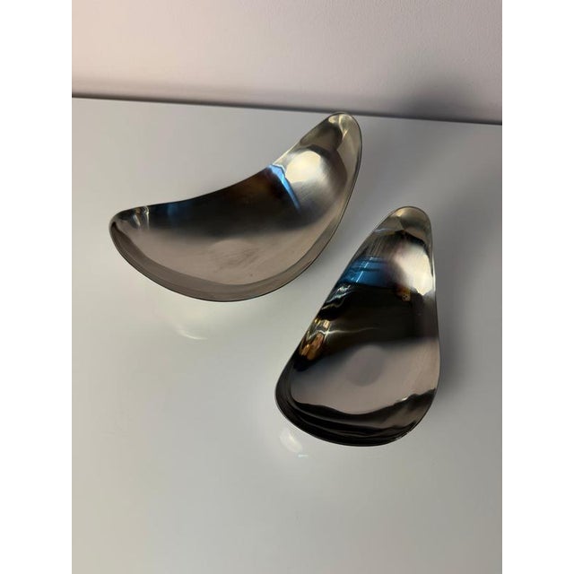 Leaf Serving Bowls by Helle Damkjær for Georg Jensen, Set of 2 For Sale - Image 10 of 10
