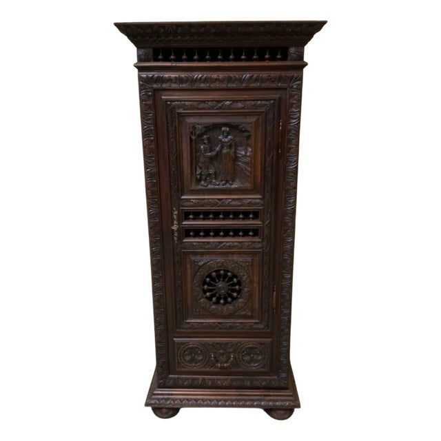 Antique Breton Sideboard, 1880 For Sale