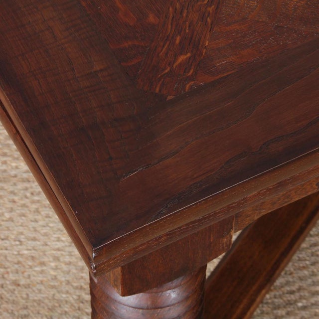 French Extendable Dining Table, 1940s For Sale - Image 3 of 14