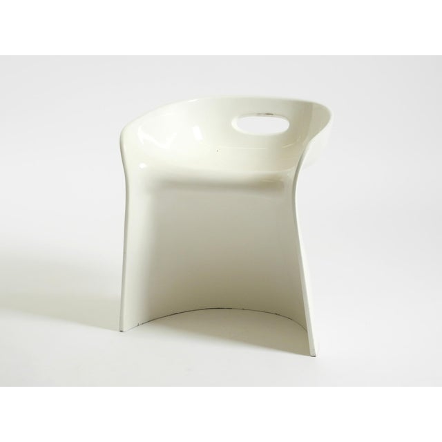 Vintage White Stool by Winfried Staeb, 1970s For Sale - Image 4 of 18