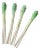 1970s Italian Ceramic Celery Stalk Swizzle Sticks Stirrers Bloody Mary Cocktails For Sale
