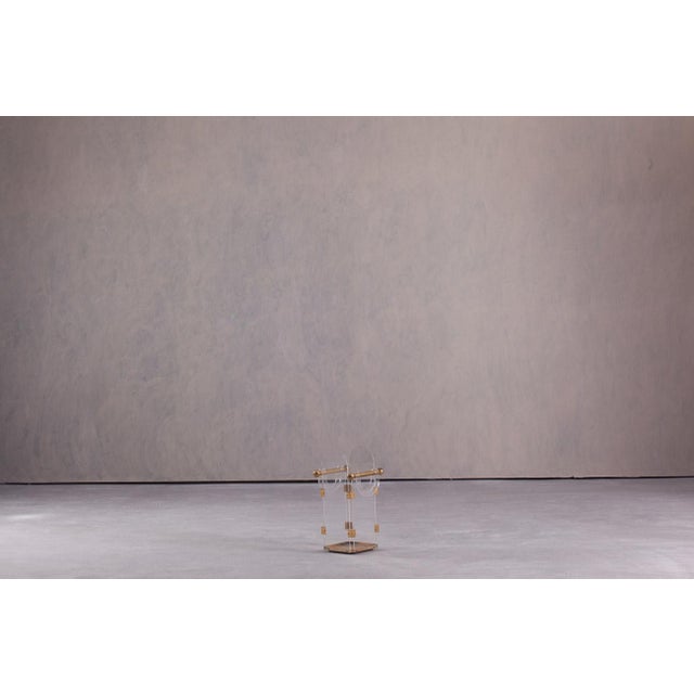 This striking umbrella stand was produced by Fontana Arte in Italy during the 1970's and is attributed to designer Hollis...