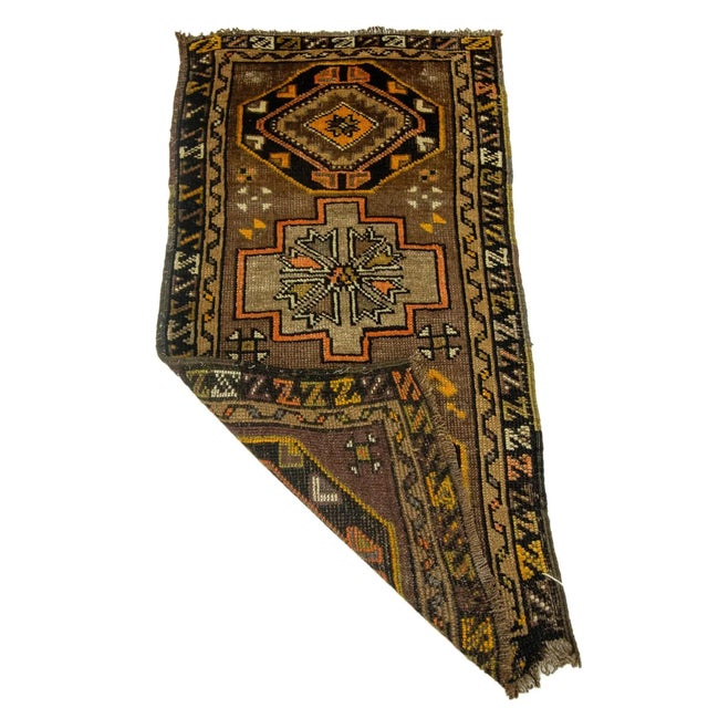 Mid-Century Modern Vintage Mid Century Turkish Rug For Sale - Image 3 of 4