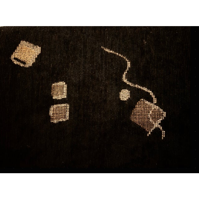 1980s Canadian Post-Modernism: Jaymar "Ribbon" Coil Chair in Original Memphis Velour For Sale - Image 11 of 14