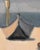 Mid-Century Modern 1940s A Gouache on Paper, Moroccan Scene of Tents Along the Shore With a Figure Lying in the Sand by Andre Delfau For Sale - Image 3 of 4