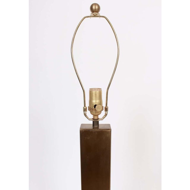 Brass 1970s George Kovacs Brass "Skyscraper" Lamp For Sale - Image 8 of 12