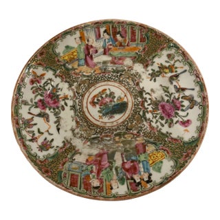 Mid 19th Century Famille Rose Plate For Sale