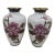 Vintage Chinese Hand-Crafted Cloisonne Vases - A Pair For Sale