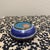 Metal Vintage Chinese Cloisonné Enamel Peony Trinket Box in Cobalt Blue For Sale - Image 7 of 7