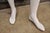 Late 20th Century Late 20th Century Male Fiberglass White Matte Finish Full Body Display Mannequin by Almax (A) For Sale - Image 5 of 12