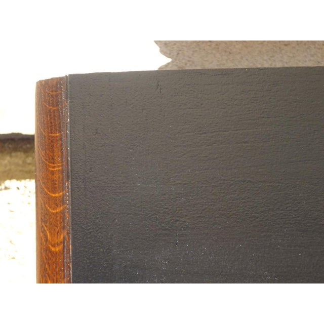 1980s Vintage Bedside Table in Oak, 1980s For Sale - Image 5 of 15