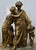 Antique 19thC Neoclassical Gilt Spelter Figural Group Statue Moreau Era For Sale - Image 13 of 15